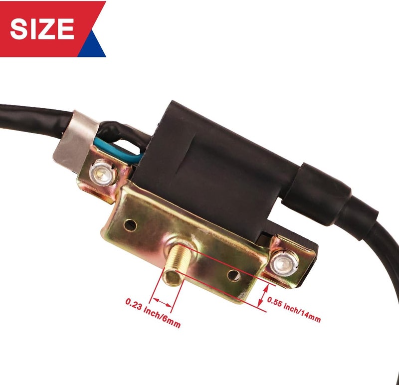HOOUP Ignition Coil Spark Plug Kit for 50cc 70cc 90cc 110cc 125cc Tao Tao DB10 ATA-110B Coolster 3125A Apollo DB007 DB21 Kazuma Sunl Baja Chinese ATV Quad Kids Four Wheeler SSR125 Pit Dirt Bike Parts - Image 4